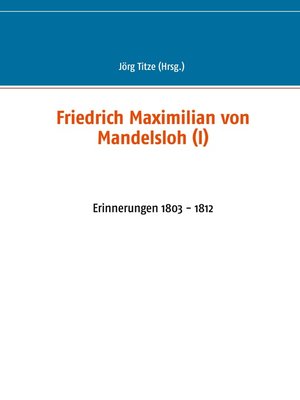 cover image of Friedrich Maximilian von Mandelsloh (I)
